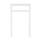 Alaterre Furniture Derby 27"W x 44"H Over Toilet Open Storage Shelf ANDE73WH - alternate 4